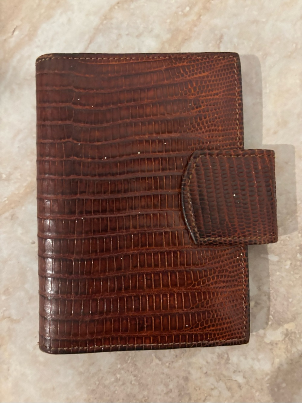 Gary’s Leather Brown Genuine Lizard Leather Men's Wallet
